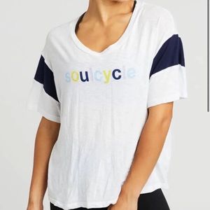 SOULCYCLE  Colorblock Tee Size M